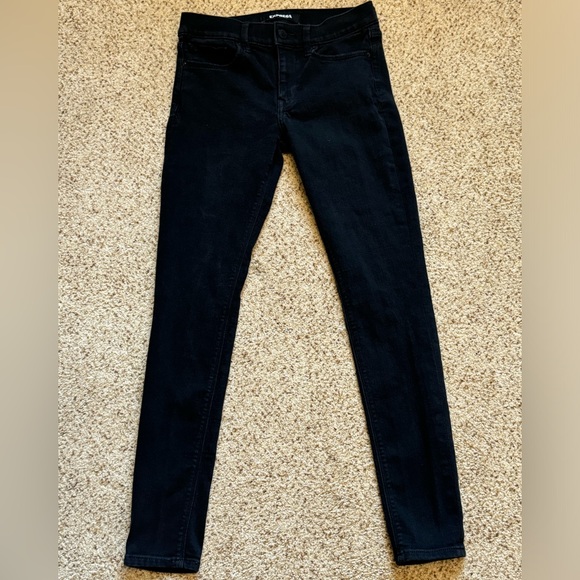 Women’s Express Black Skinny Jeans/Legging size 4R - Picture 1 of 2